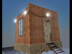 indutrial building 3D Model