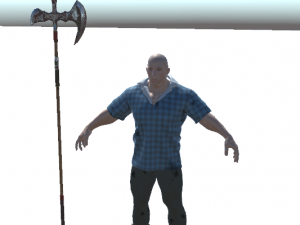 human halberd normals marvelous substance 3D मॉडल