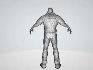human halberd normals marvelous substance 3D Model