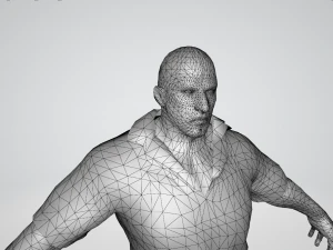 human halberd normals marvelous substance 3D Model