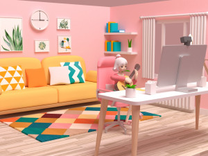 bjroom Modello 3D