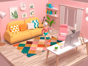 bjroom Modello 3D