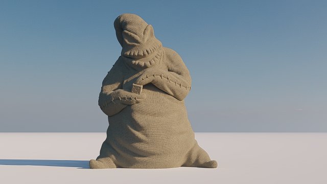 oogie boogie from the tv series the nightmare before christmas Modelo de impresión 3D .c4d .max .obj .3ds .fbx .stl .blend 