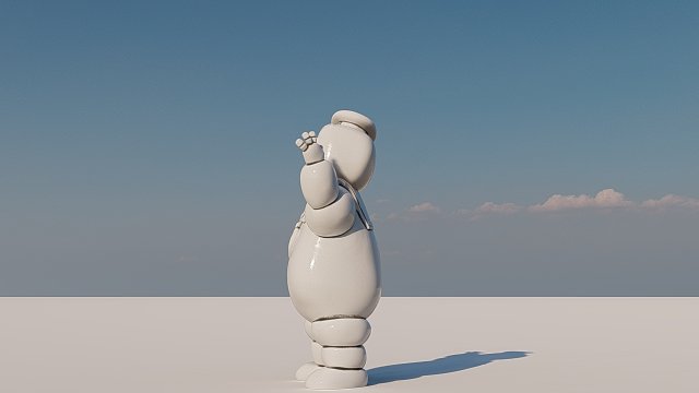 stay puft marshmallow man 3d print model 3D printmodel .c4d .max .obj .3ds .fbx .stl .blend