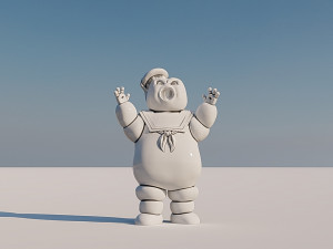 stay puft marshmallow man 3d print model 3D printmodel