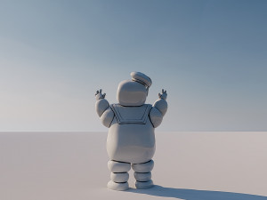 stay puft marshmallow man 3d print model 3D printmodel
