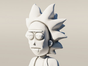 rick from rick and morty 3D Print Model