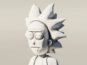 Rick von Rick und Morty 3D Druckmodell