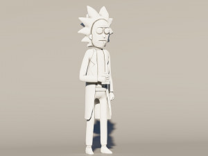 rick from rick and morty Modello di stampa 3D