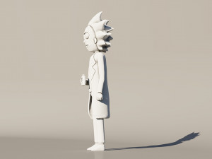 rick from rick and morty Modello di stampa 3D