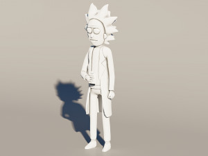 rick from rick and morty Modello di stampa 3D