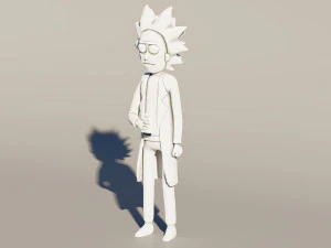 rick from rick and morty 3D Print Model