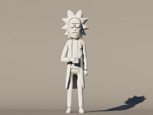 rick from rick and morty Modello di stampa 3D