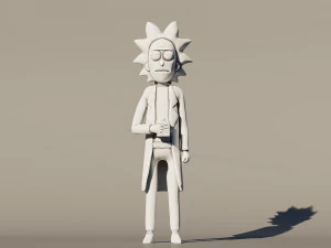 rick from rick and morty 3D Print Model
