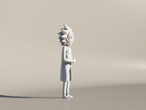 rick from rick and morty Modello di stampa 3D