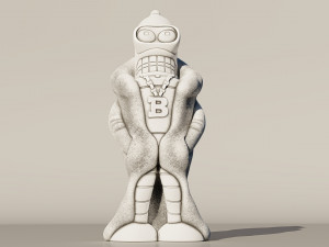 futurama bender Model do druku 3D
