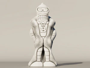 futurama bender 3D Print Model