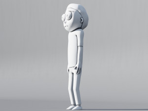 rick and morty morty 3D 打印模型