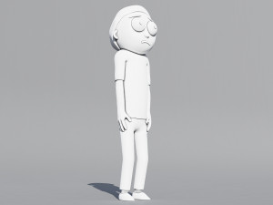 rick and morty morty 3D 打印模型