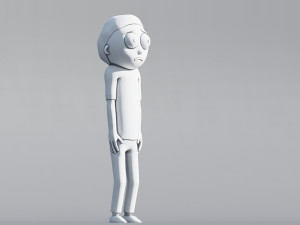 rick and morty morty 3D 打印模型
