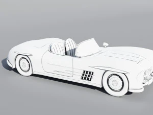 mercedes luxury car 3D Print Model
