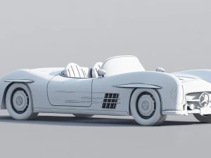 mercedes luxury car 3D Print Model