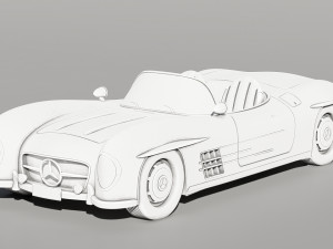 mercedes luxury car Model do druku 3D