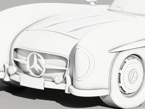mercedes luxury car Model do druku 3D