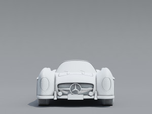 mercedes luxury car Model do druku 3D