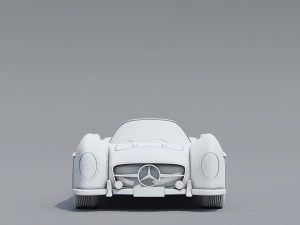 mercedes luxury car 3D Print Model