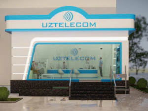 современный магазин 3D Модель