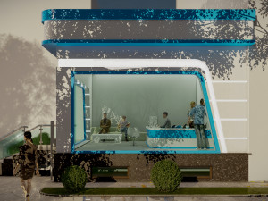 modern shop 3D Model