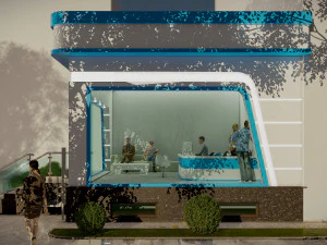modern shop 3D Model