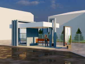 busstop 3D Model