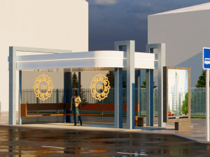 busstop 3D Model