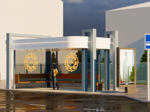busstop 3D Model