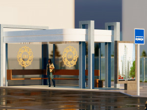 busstop 3D Model