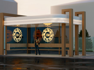 busstop 3D Model