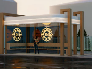 busstop 3D Model