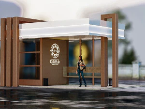 busstop 3D Model