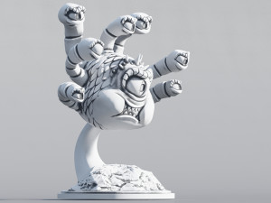 monster eye model Modello di stampa 3D