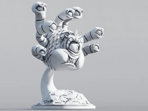 модель глаза монстра 3D Принт Модель