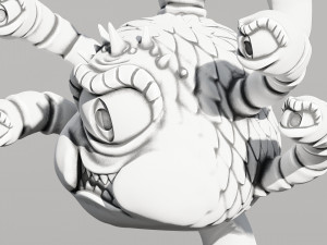 monster eye model 3D Print Model