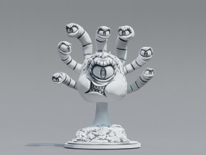 monster eye model 3D Print Model