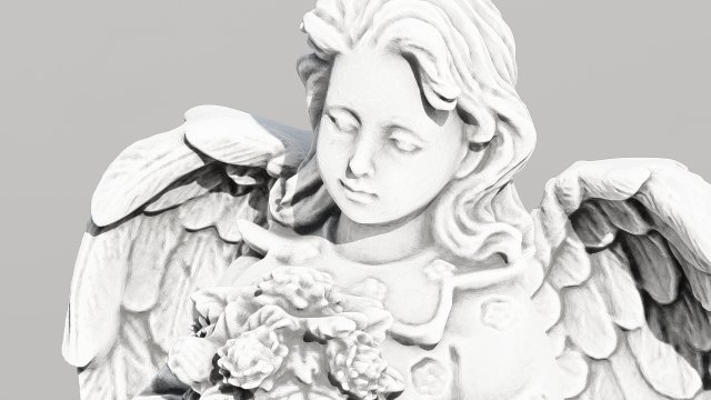 angel model 3D 打印模型 .c4d .max .obj .3ds .fbx .stl .blend