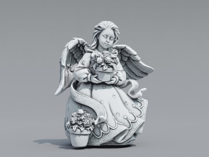 angel model 3D 打印模型