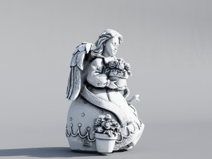 angel model 3D 打印模型