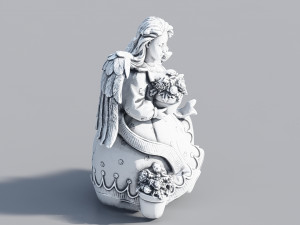 angel model 3D 打印模型