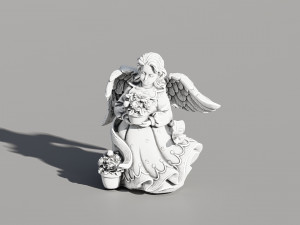 angel model 3D 打印模型