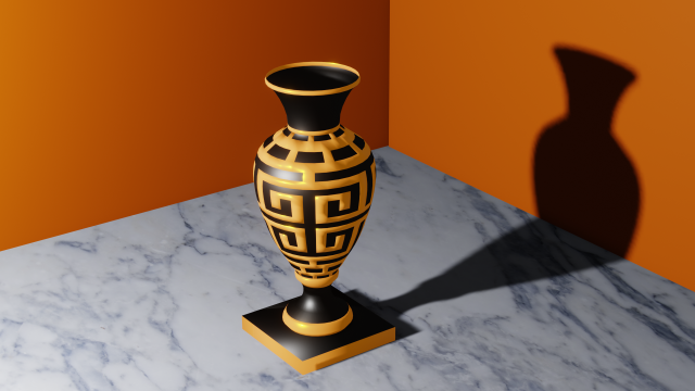 vase in 3d Modelo 3D .c4d .max .obj .3ds .fbx .stl .blend 